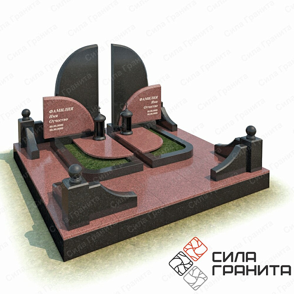 Двойной комплекс на могилу - 62