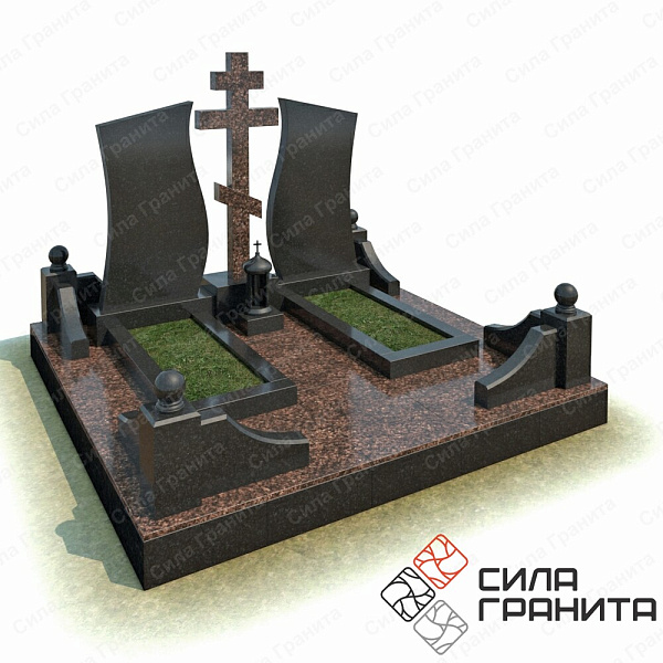 Двойной комплекс на могилу - 60