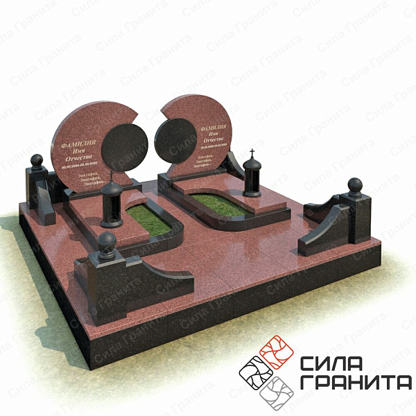 Двойной комплекс на могилу - 63